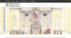 Desktop Screenshot of holycomforterparish.org